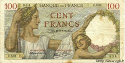 100 Francs SULLY FRANCE  1939 F.26.05 F