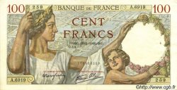 100 Francs SULLY FRANCIA  1940 F.26.21 SPL