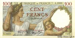 100 Francs SULLY FRANCIA  1941 F.26.46 AU