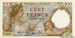 100 Francs SULLY FRANCIA  1942 F.26.70 EBC+