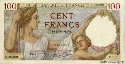 100 Francs SULLY FRANCIA  1942 F.26.70 EBC