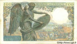 100 Francs DESCARTES FRANKREICH  1942 F.27.01 VZ