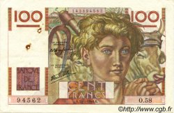 100 Francs JEUNE PAYSAN FRANCIA  1946 F.28.05 q.BB