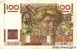 100 Francs JEUNE PAYSAN FRANKREICH  1946 F.28.06 fVZ