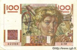 100 Francs JEUNE PAYSAN FRANCE  1946 F.28.07 VF+