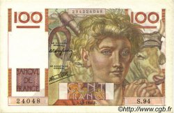 100 Francs JEUNE PAYSAN FRANCE  1946 F.28.08 UNC-