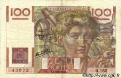 100 Francs JEUNE PAYSAN FRANKREICH  1946 F.28.12 SS