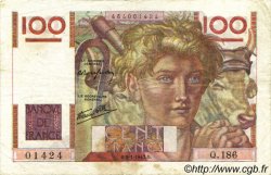 100 Francs JEUNE PAYSAN FRANCIA  1947 F.28.13 MBC