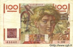 100 Francs JEUNE PAYSAN FRANCE  1947 F.28.13