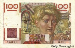 100 Francs JEUNE PAYSAN FRANCE  1947 F.28.16 VF+