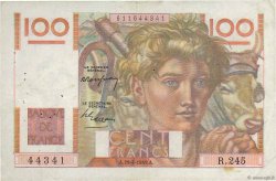 100 Francs JEUNE PAYSAN FRANKREICH  1948 F.28.18 SS