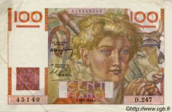 100 Francs JEUNE PAYSAN FRANCIA  1948 F.28.18 q.SPL
