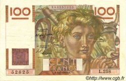100 Francs JEUNE PAYSAN FRANKREICH  1948 F.28.19 VZ