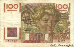 100 Francs JEUNE PAYSAN FRANKREICH  1948 F.28.20 SS