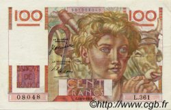 100 Francs JEUNE PAYSAN FRANCIA  1950 F.28.26