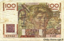 100 Francs JEUNE PAYSAN FRANCIA  1950 F.28.27 BC+