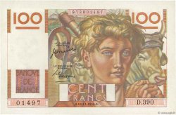 100 Francs JEUNE PAYSAN FRANKREICH  1950 F.28.28 VZ+