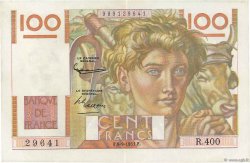 100 Francs JEUNE PAYSAN FRANCIA  1951 F.28.29 EBC+
