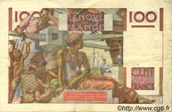 100 Francs JEUNE PAYSAN FRANCE  1952 F.28.33 VF