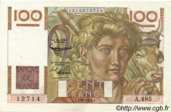 100 Francs JEUNE PAYSAN FRANCE  1952 F.28.34