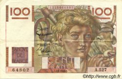 100 Francs JEUNE PAYSAN FRANCE  1953 F.28.35 pr.SUP