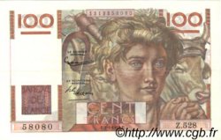 100 Francs JEUNE PAYSAN FRANCE  1953 F.28.35 SUP