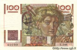 100 Francs JEUNE PAYSAN FRANCIA  1953 F.28.37 SPL