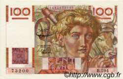 100 Francs JEUNE PAYSAN FRANCIA  1954 F.28.43 AU