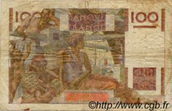 100 Francs JEUNE PAYSAN Grand numéro FRANCE  1954 F.28.43a G