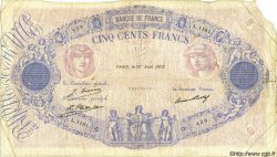 500 Francs BLEU ET ROSE FRANCIA  1929 F.30.32 RC+
