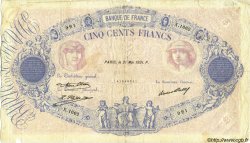 500 Francs BLEU ET ROSE FRANCIA  1931 F.30.34 RC+