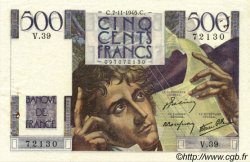 500 Francs CHATEAUBRIAND FRANCE  1945 F.34.03 XF
