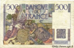 500 Francs CHATEAUBRIAND FRANCIA  1946 F.34.06 BC+