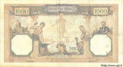1000 Francs CÉRÈS ET MERCURE FRANCIA  1927 F.37.01 MBC