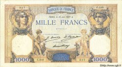 1000 Francs CÉRÈS ET MERCURE FRANCE  1927 F.37.01 F