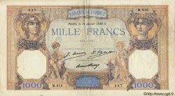 1000 Francs CÉRÈS ET MERCURE FRANCE  1930 F.37.04 VF-