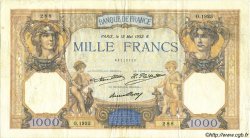1000 Francs CÉRÈS ET MERCURE FRANCE  1932 F.37.07 VF