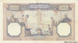 1000 Francs CÉRÈS ET MERCURE FRANKREICH  1932 F.37.07 SS to VZ