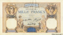1000 Francs CÉRÈS ET MERCURE FRANCIA  1936 F.37.09 MBC+ a EBC