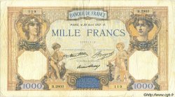1000 Francs CÉRÈS ET MERCURE FRANCIA  1937 F.37.10 BC+