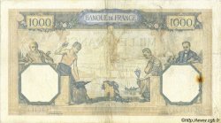 1000 Francs CÉRÈS ET MERCURE type modifié FRANCIA  1938 F.38.12 BC