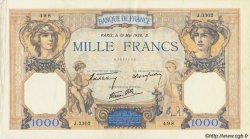 1000 Francs CÉRÈS ET MERCURE type modifié FRANCIA  1938 F.38.15 BB