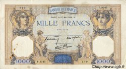 1000 Francs CÉRÈS ET MERCURE type modifié FRANCIA  1938 F.38.16 BB
