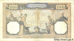 1000 Francs CÉRÈS ET MERCURE type modifié FRANCIA  1938 F.38.17 BC