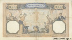 1000 Francs CÉRÈS ET MERCURE type modifié FRANCIA  1938 F.38.23 MBC