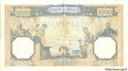 1000 Francs CÉRÈS ET MERCURE type modifié FRANCIA  1938 F.38.32 EBC