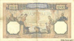 1000 Francs CÉRÈS ET MERCURE type modifié FRANCIA  1939 F.38.33 MBC a EBC