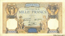 1000 Francs CÉRÈS ET MERCURE type modifié FRANCIA  1940 F.38.42 q.BB
