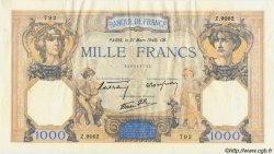 1000 Francs CÉRÈS ET MERCURE type modifié FRANKREICH  1940 F.38.44 VZ+