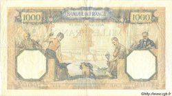 1000 Francs CÉRÈS ET MERCURE type modifié FRANKREICH  1940 F.38.48 fVZ